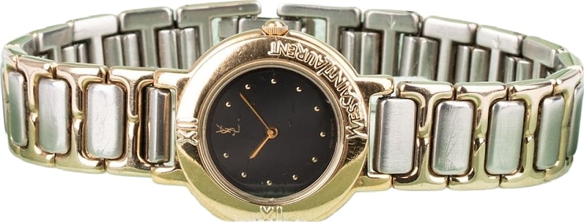 Yves Saint Laurent Two-Tone Round Woman Watch