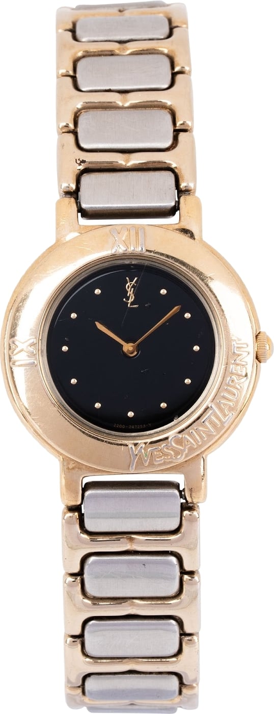 Yves Saint Laurent Two-Tone Round Woman Watch