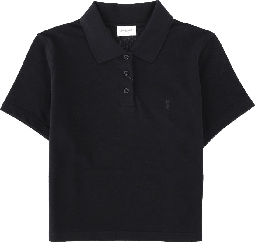 Polo Corta Cassandre In Piqué Di Cotone