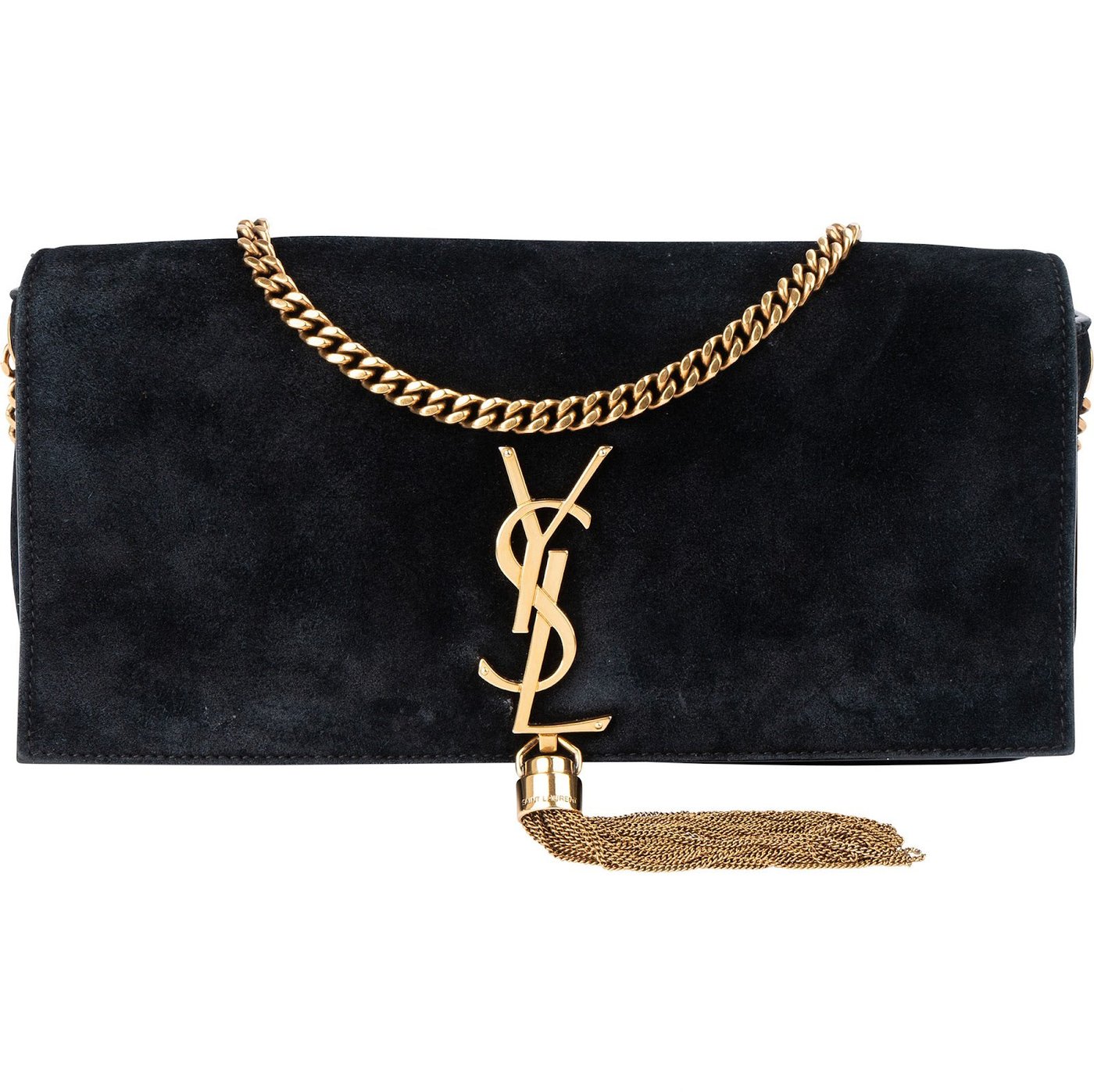 Saint Laurent Suede Kate Tassel Chain Shoulder Bag