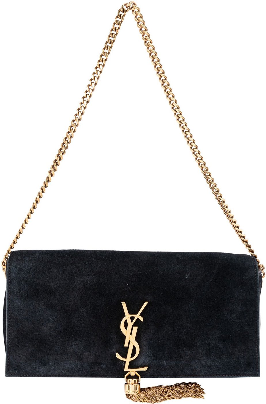 Saint Laurent Suede Kate Tassel Chain Shoulder Bag