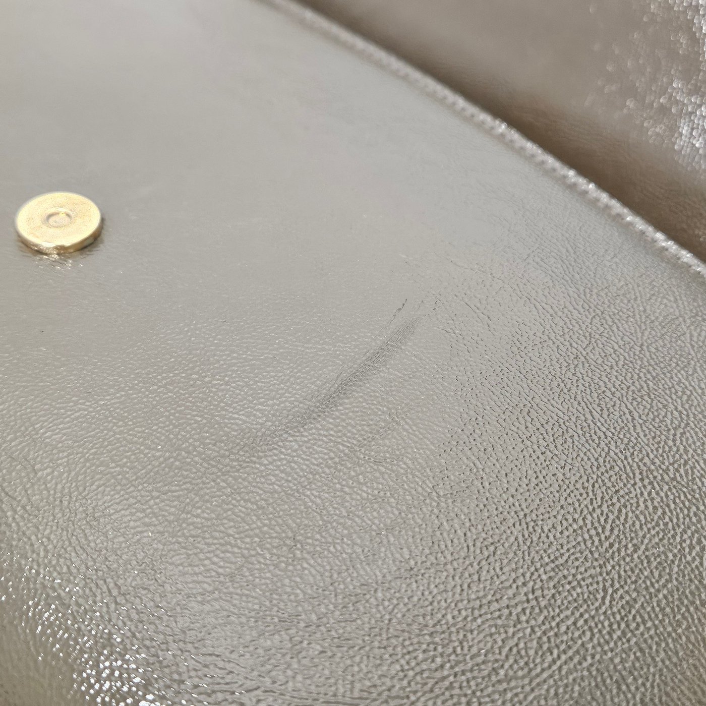 Saint Laurent Patent Leather Belle De Jour Flap Clutch Bag