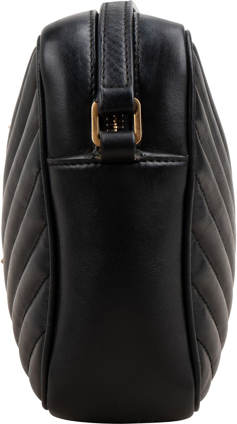Saint Laurent Quilted Leather Lou Camera Crossbody Bag