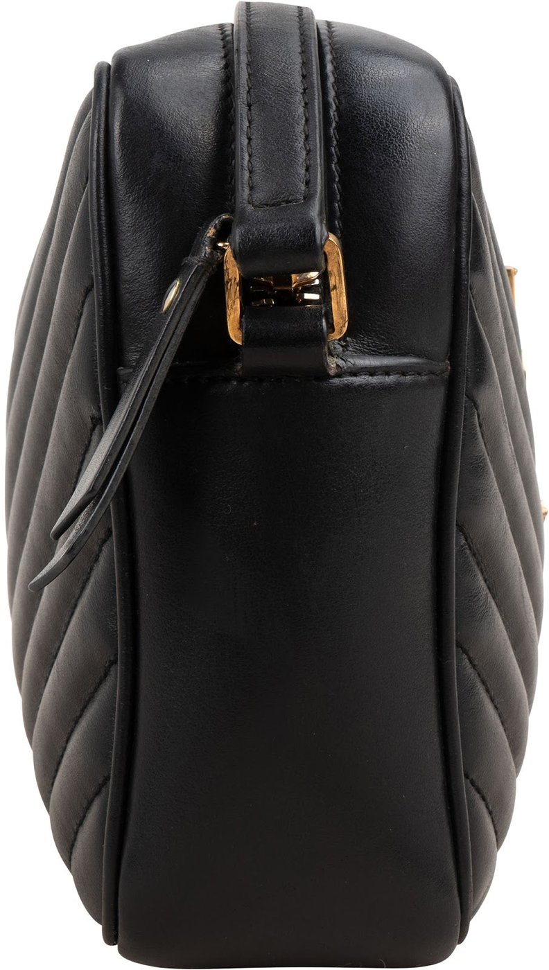 Saint Laurent Quilted Leather Lou Camera Crossbody Bag