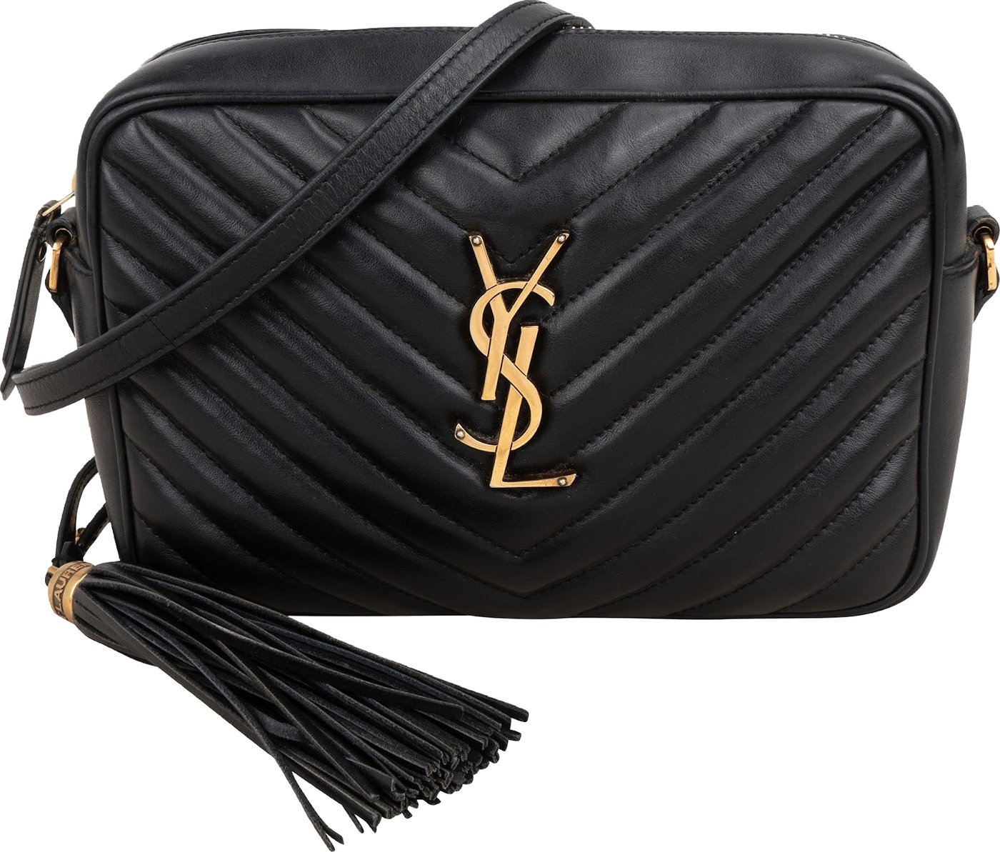 Saint Laurent Quilted Leather Lou Camera Crossbody Bag