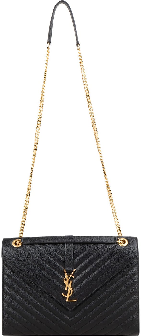 Saint Laurent Grain Ee Poudre Large Envelope Crossbody Bag