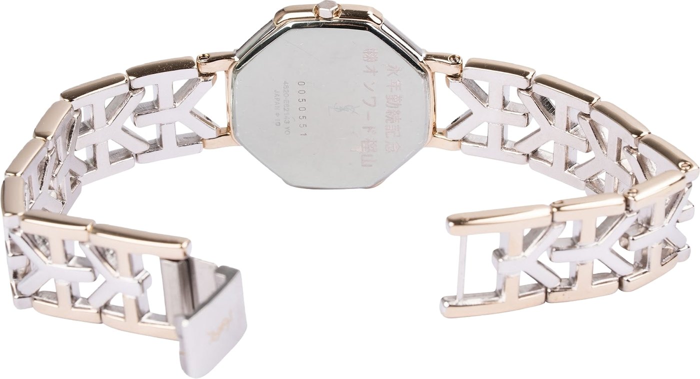 Yves Saint Laurent Vintage Two-Tone Octagonal Woman Watch