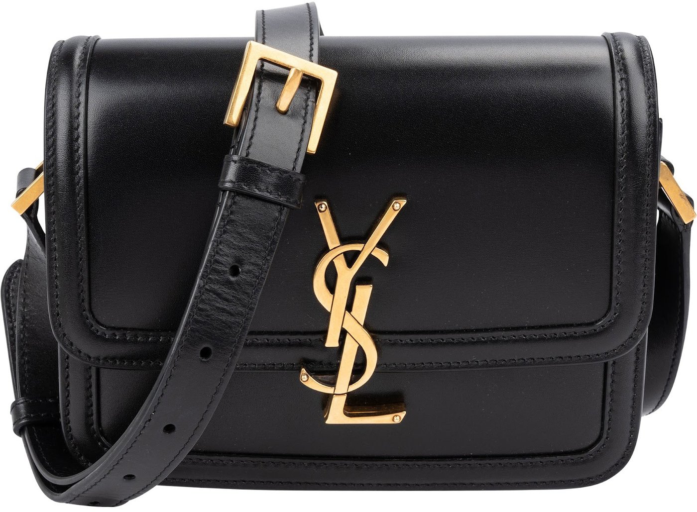 Yves Saint Laurent Box Calfskin Small Solferino Crossbody Bag