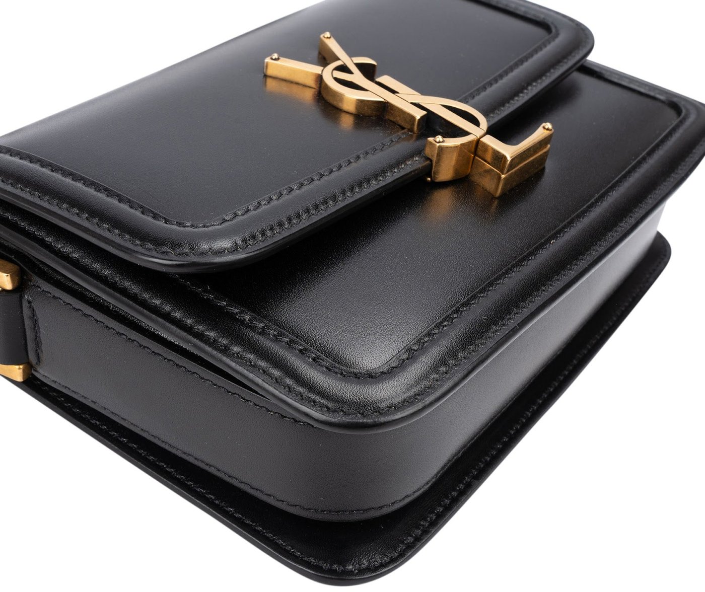 Yves Saint Laurent Box Calfskin Small Solferino Crossbody Bag