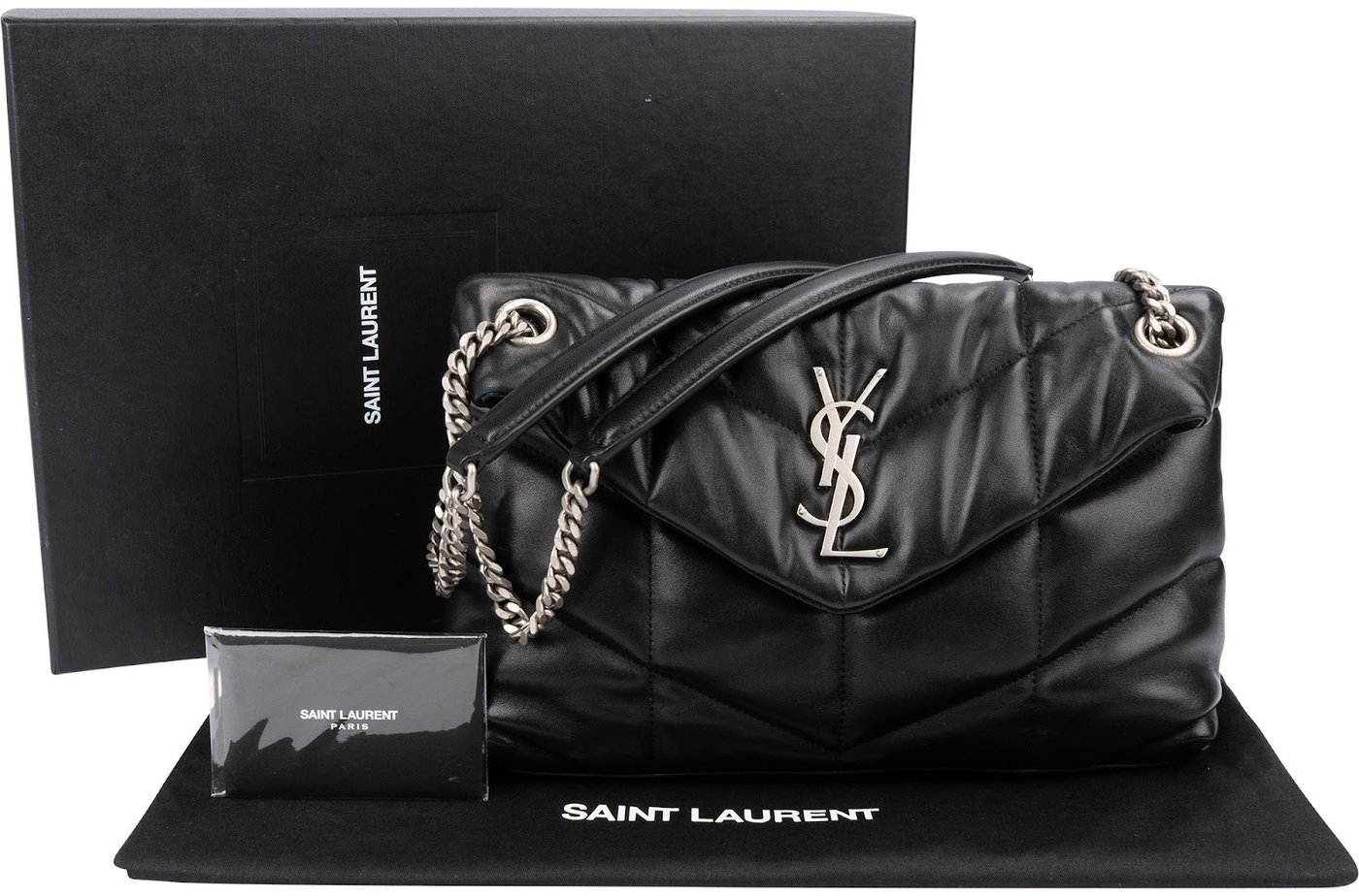 Yves Saint Laurent Quilted Lambskin Loulou Puffer Crossbody Bag