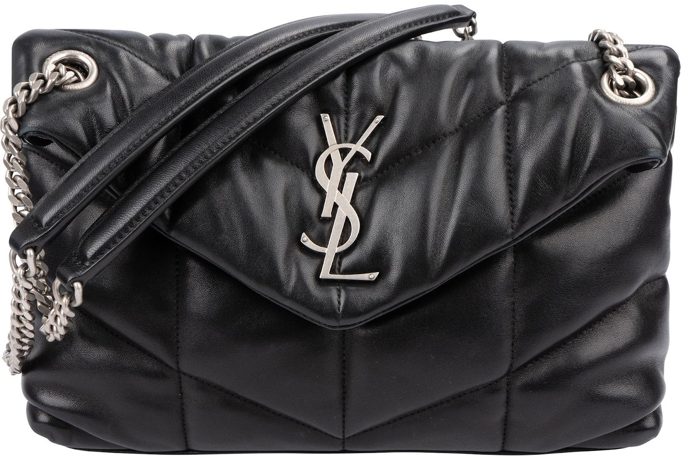 Yves Saint Laurent Quilted Lambskin Loulou Puffer Crossbody Bag