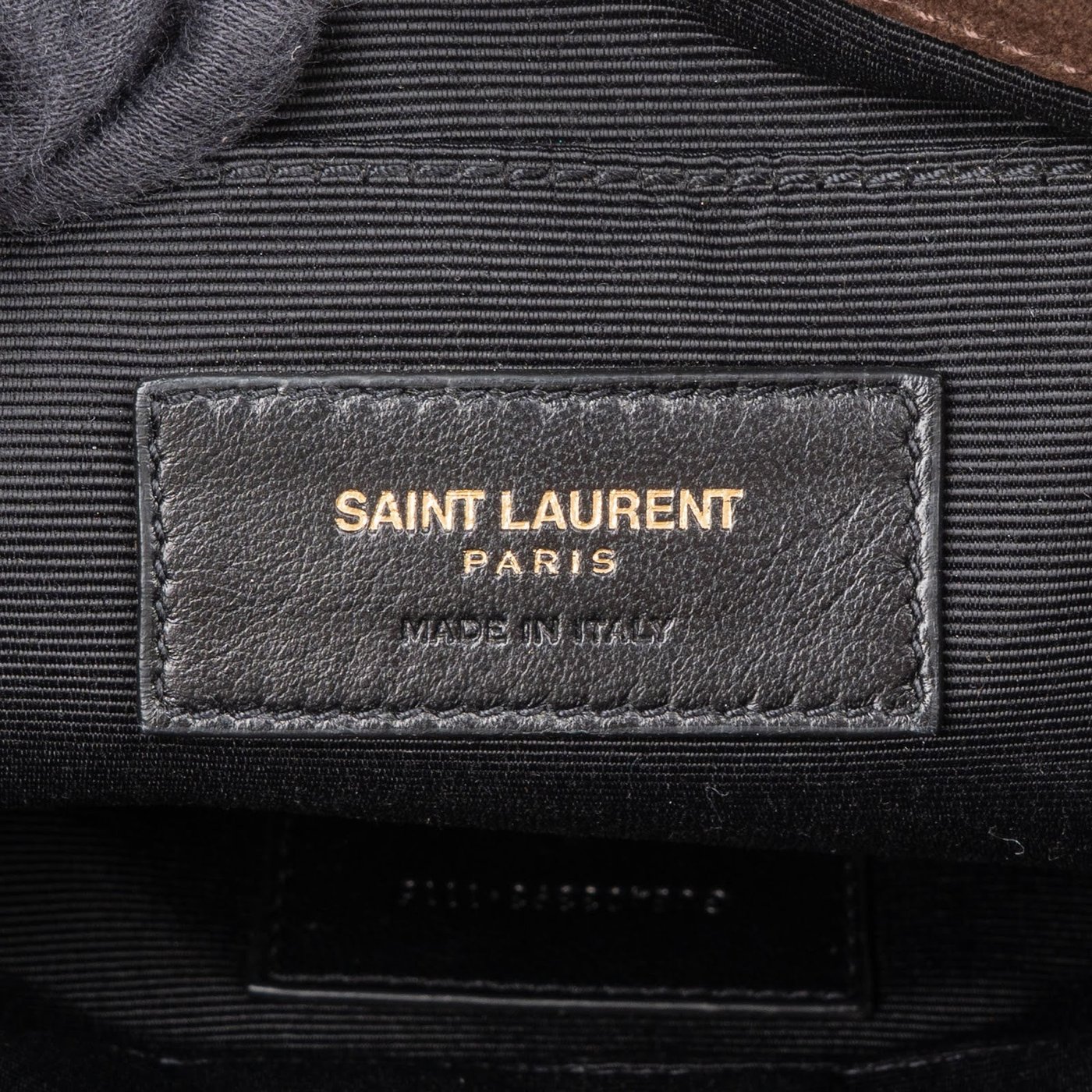 Yves Saint Laurent Brown Suede Fringe Crossbody Bag