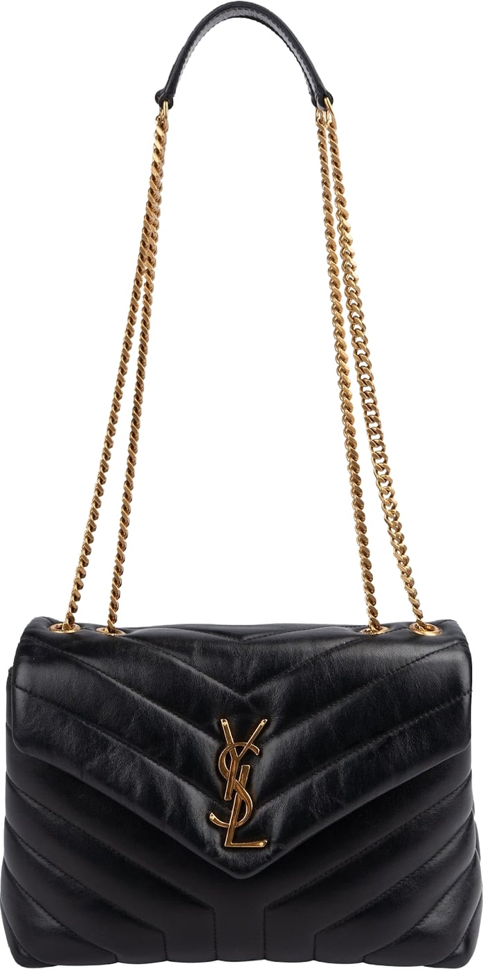 Yves Saint Laurent Quilted Lambskin Loulou Medium Crossbody Bag