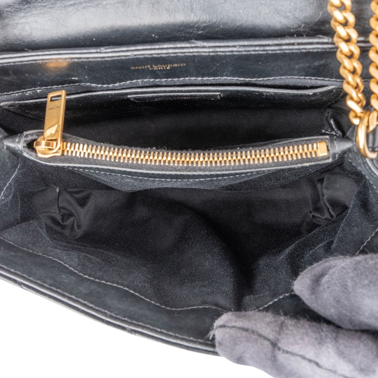 Yves Saint Laurent Quilted Lambskin Loulou Medium Crossbody Bag