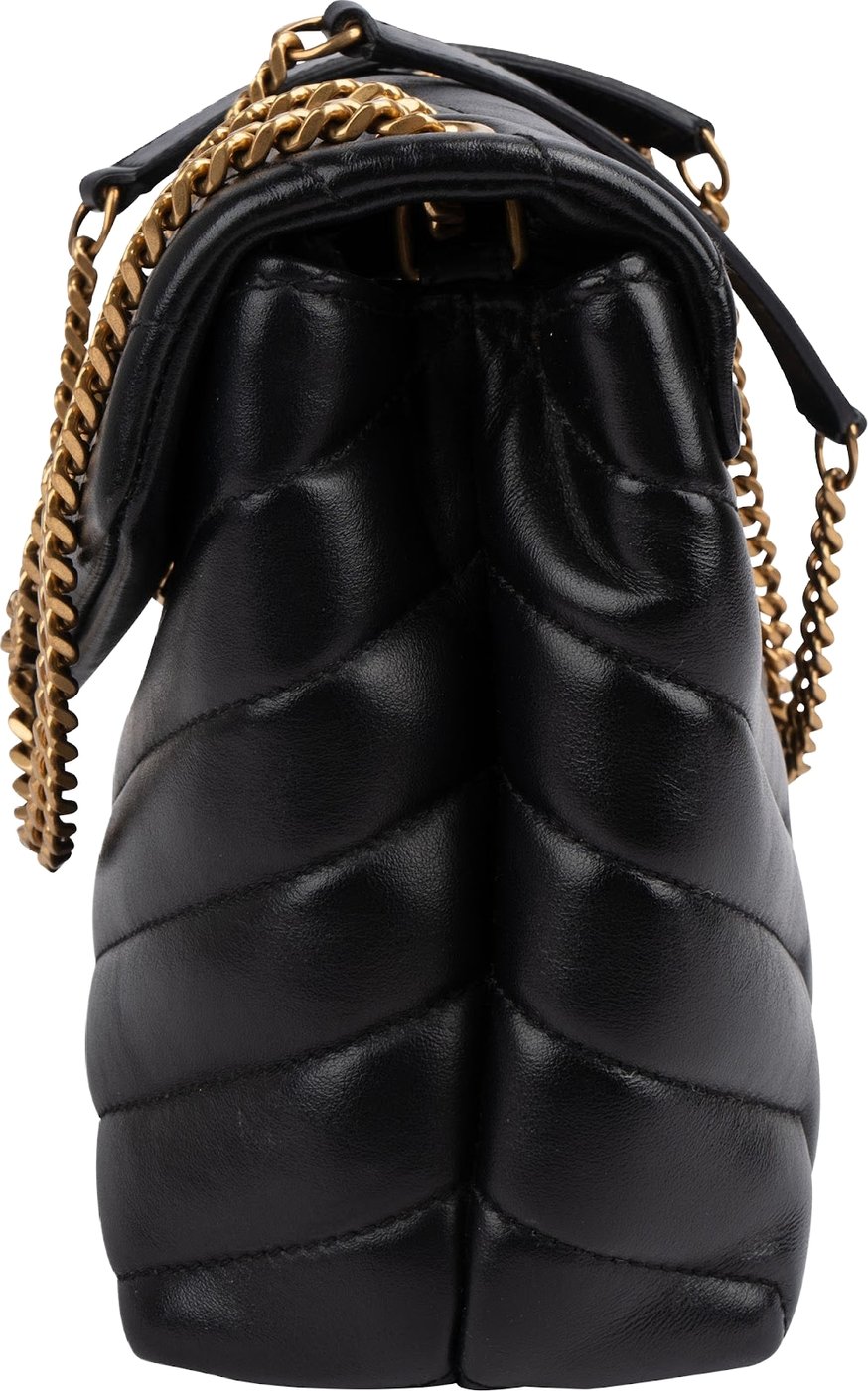 Yves Saint Laurent Quilted Lambskin Loulou Medium Crossbody Bag