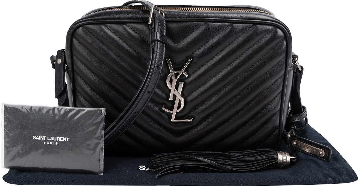 Yves Saint Laurent Quilted Leather Lou Camera Crossbody Bag