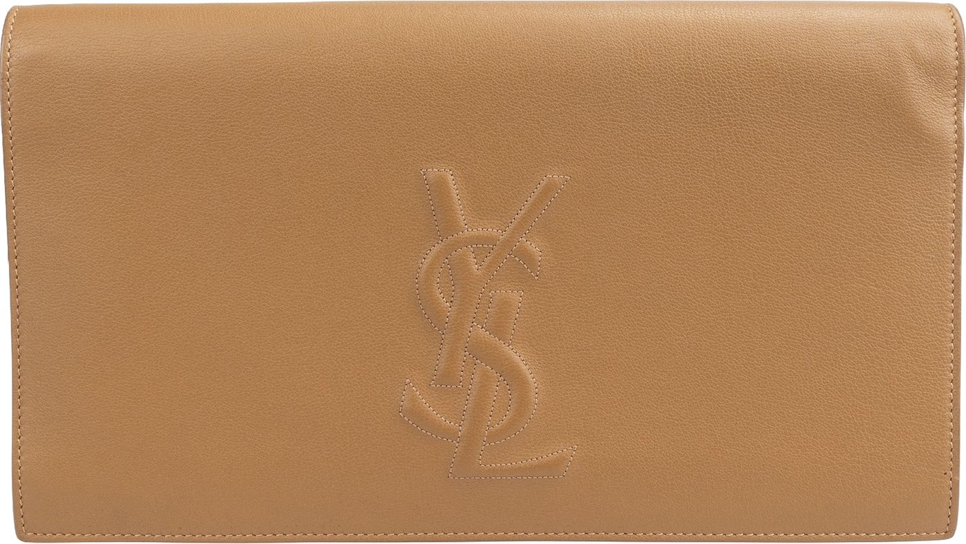 Yves Saint Laurent Grained Calfskin Belle De Jour Clutch