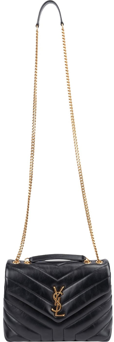 Saint Laurent Quilted Calfskin Small Loulou Crossbody Bag