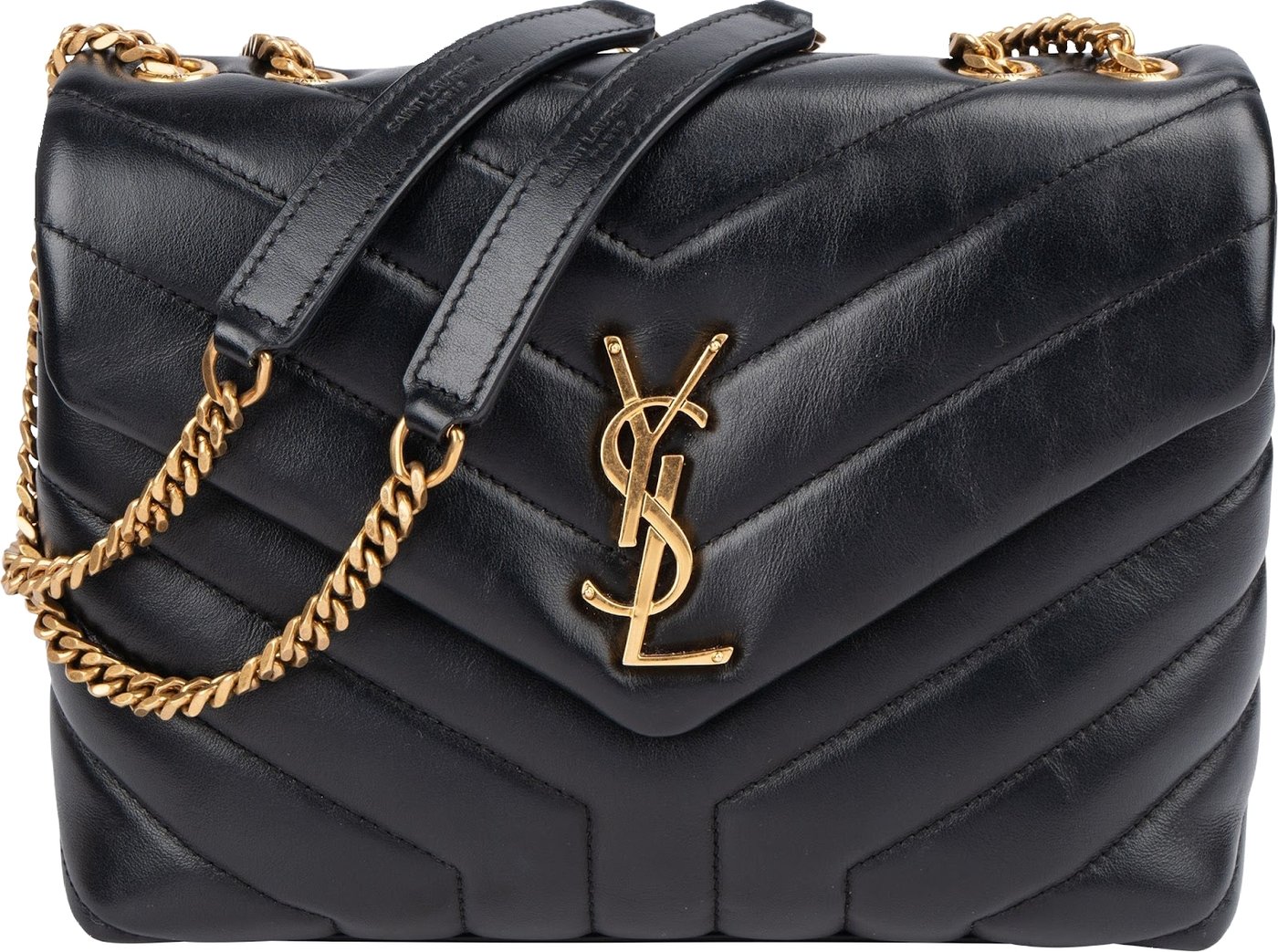 Saint Laurent Quilted Calfskin Small Loulou Crossbody Bag