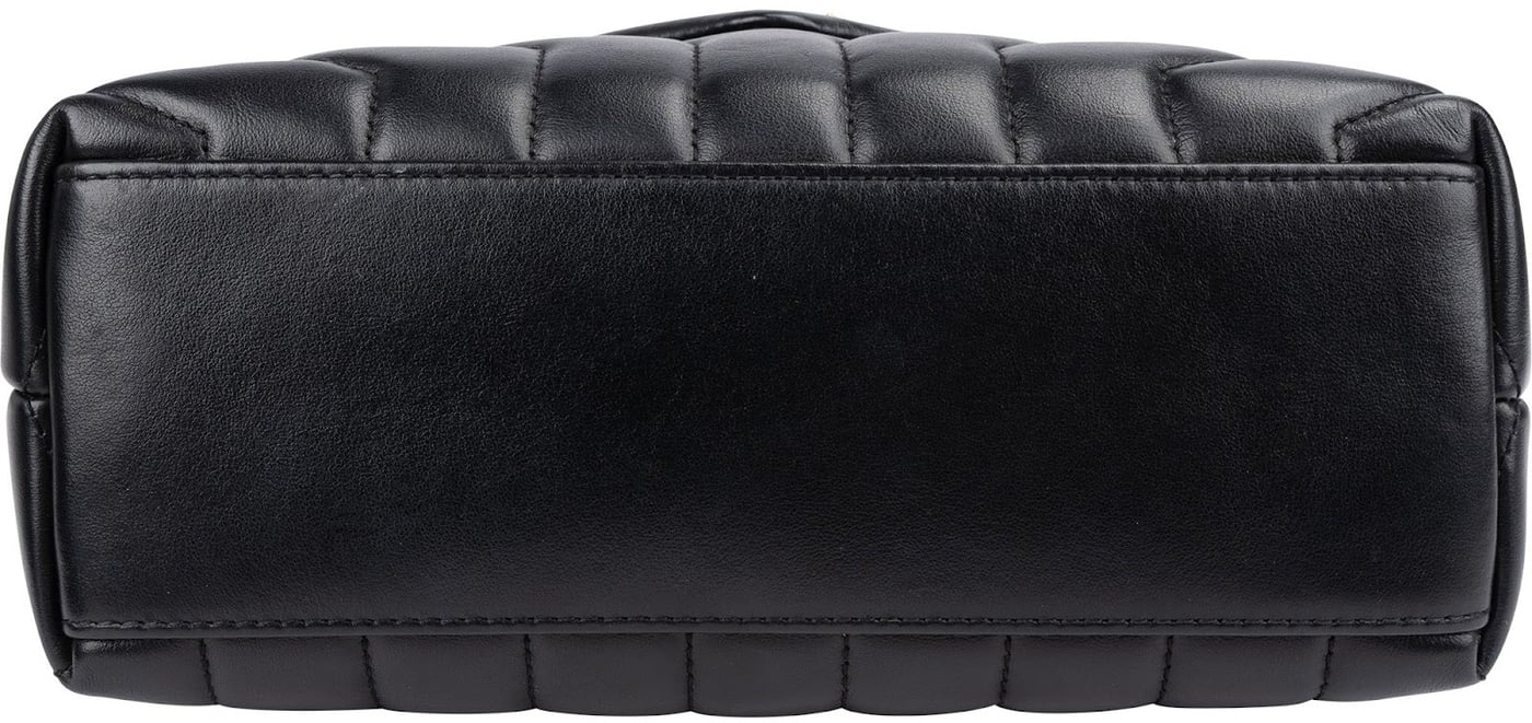 Saint Laurent Quilted Calfskin Small Loulou Crossbody Bag