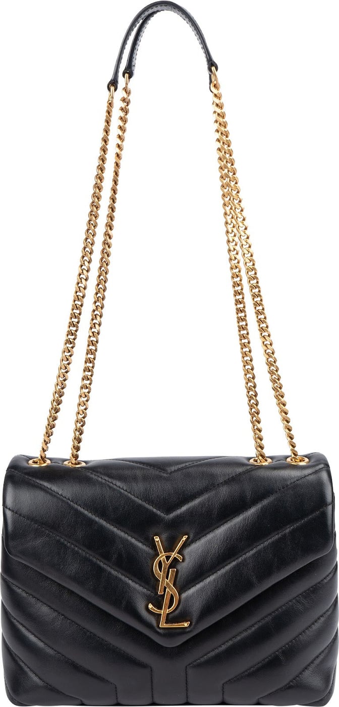 Saint Laurent Quilted Calfskin Small Loulou Crossbody Bag