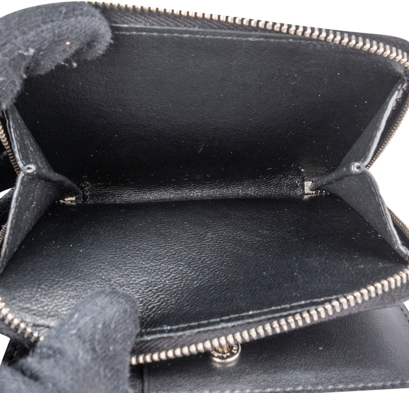Saint Laurent Croc-Embossed Leather Compact Wallet