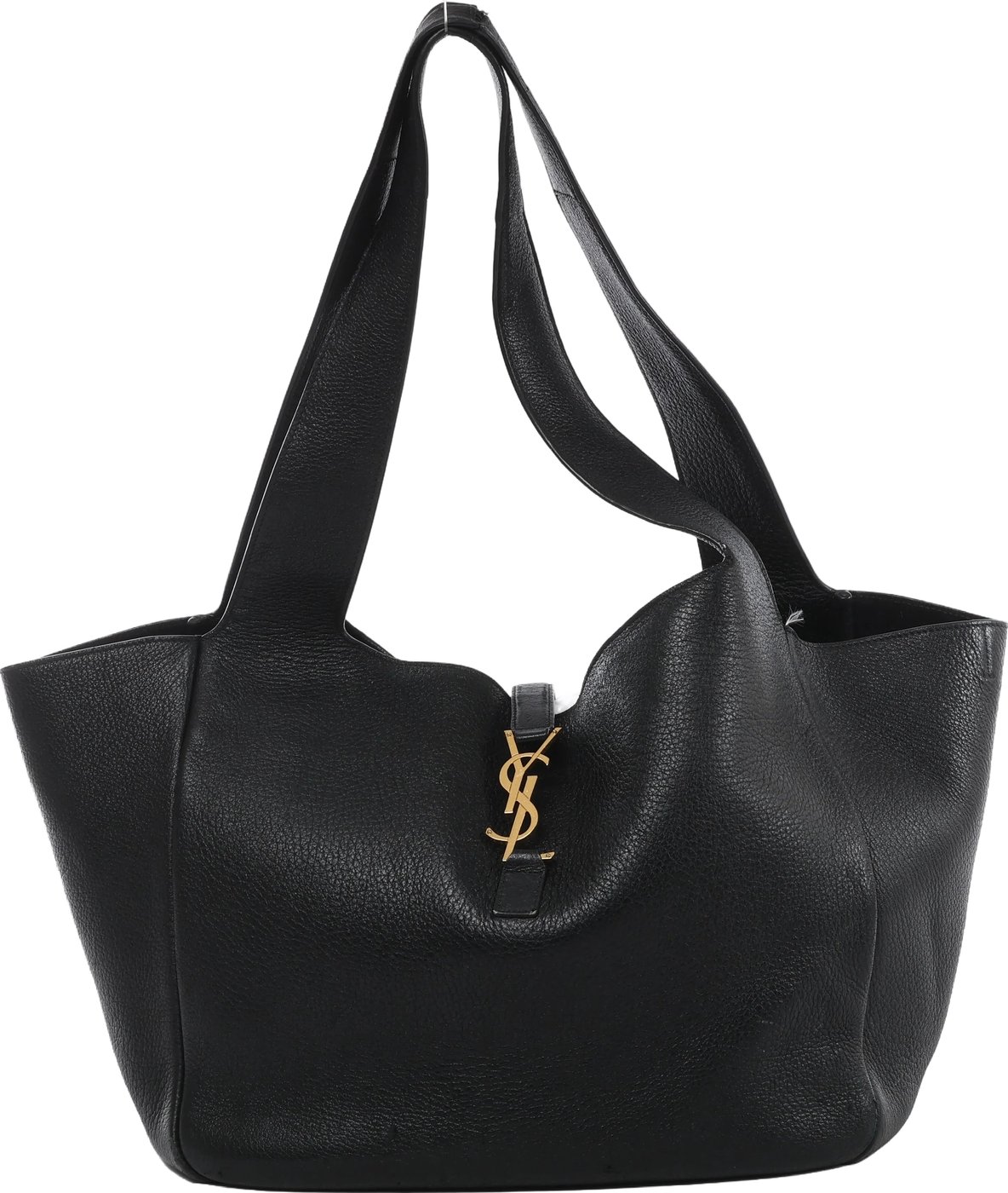 Saint Laurent Paris Le 5 À 7 Bea Leather Shoulder Bag in Black 763435