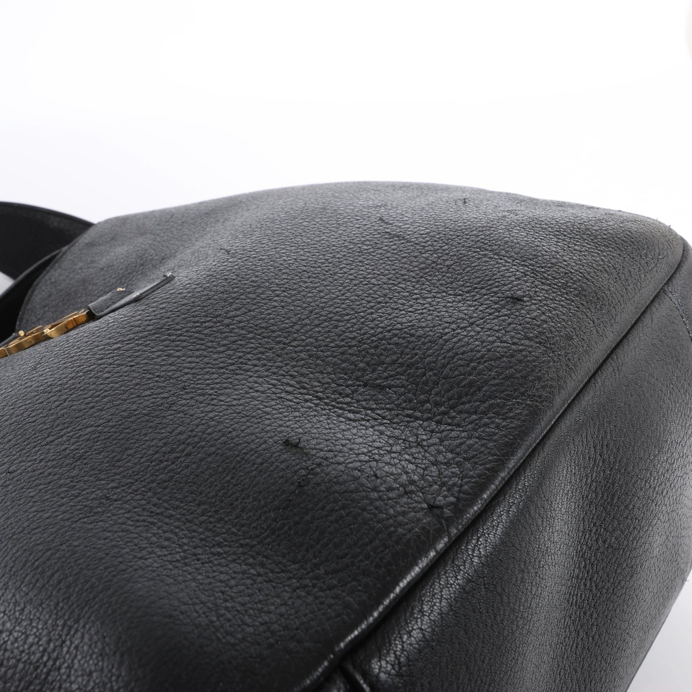 Saint Laurent Paris Le 5 À 7 Bea Leather Shoulder Bag in Black 763435