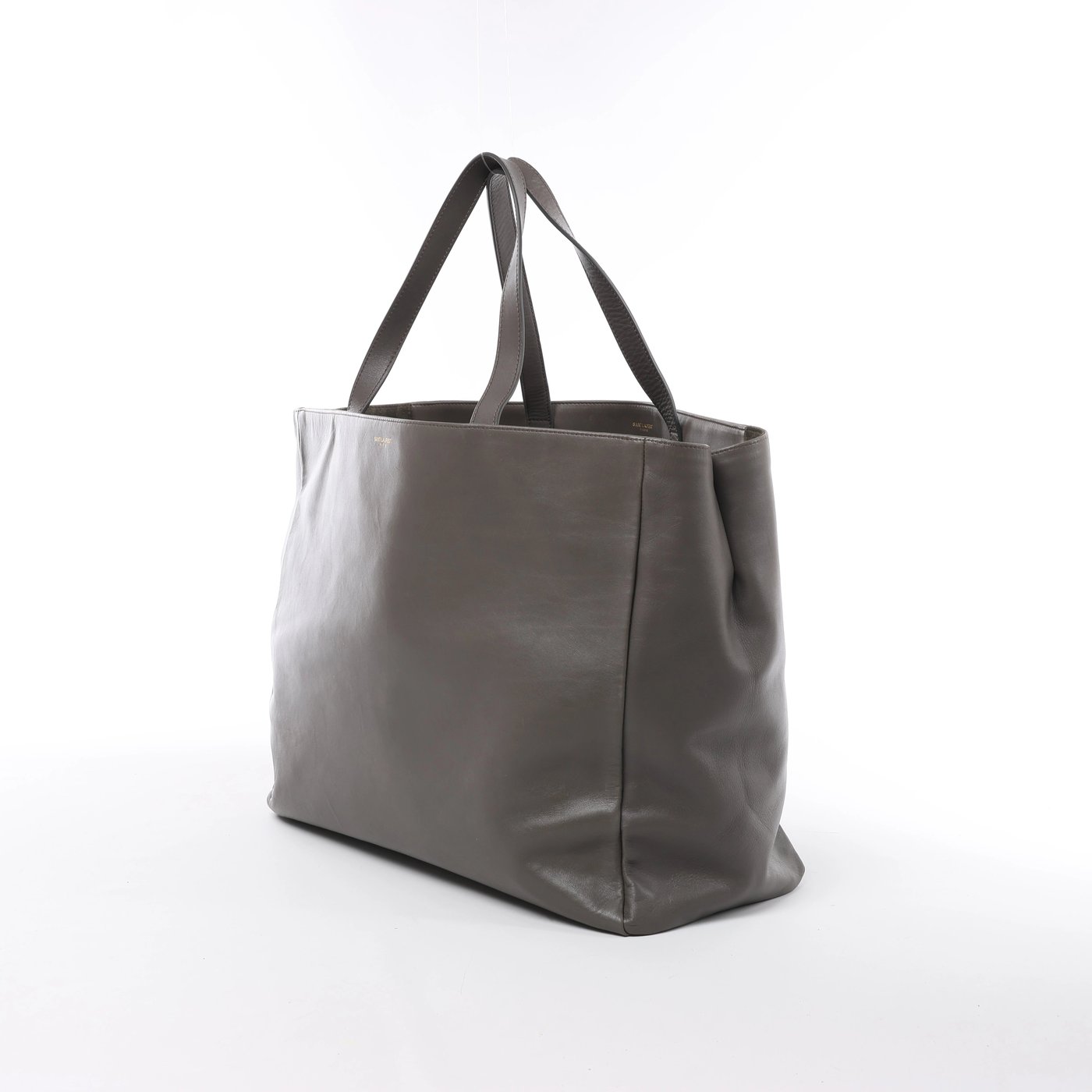 Saint Laurent Paris Vorisse Leather Shoulder Bag in Gray 314252