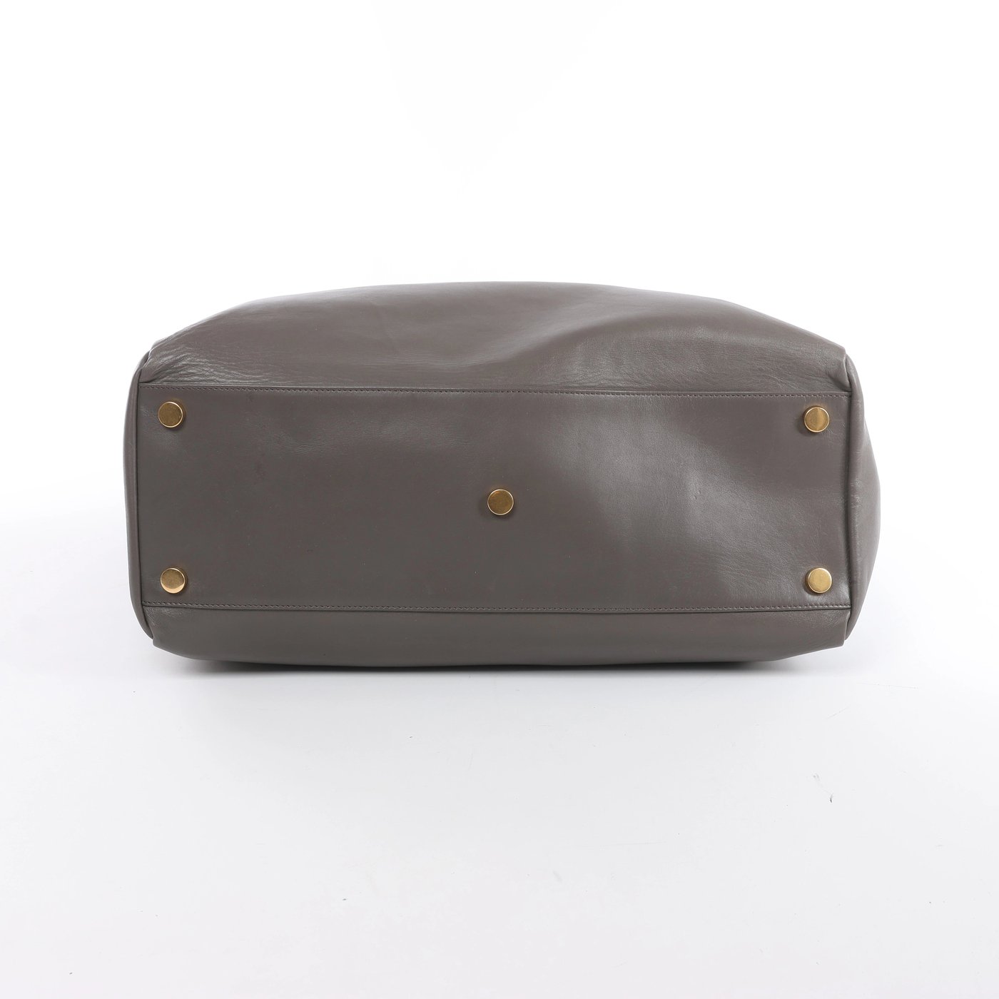 Saint Laurent Paris Vorisse Leather Shoulder Bag in Gray 314252