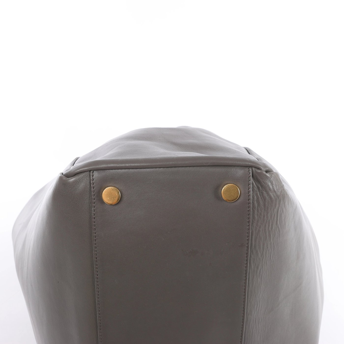 Saint Laurent Paris Vorisse Leather Shoulder Bag in Gray 314252