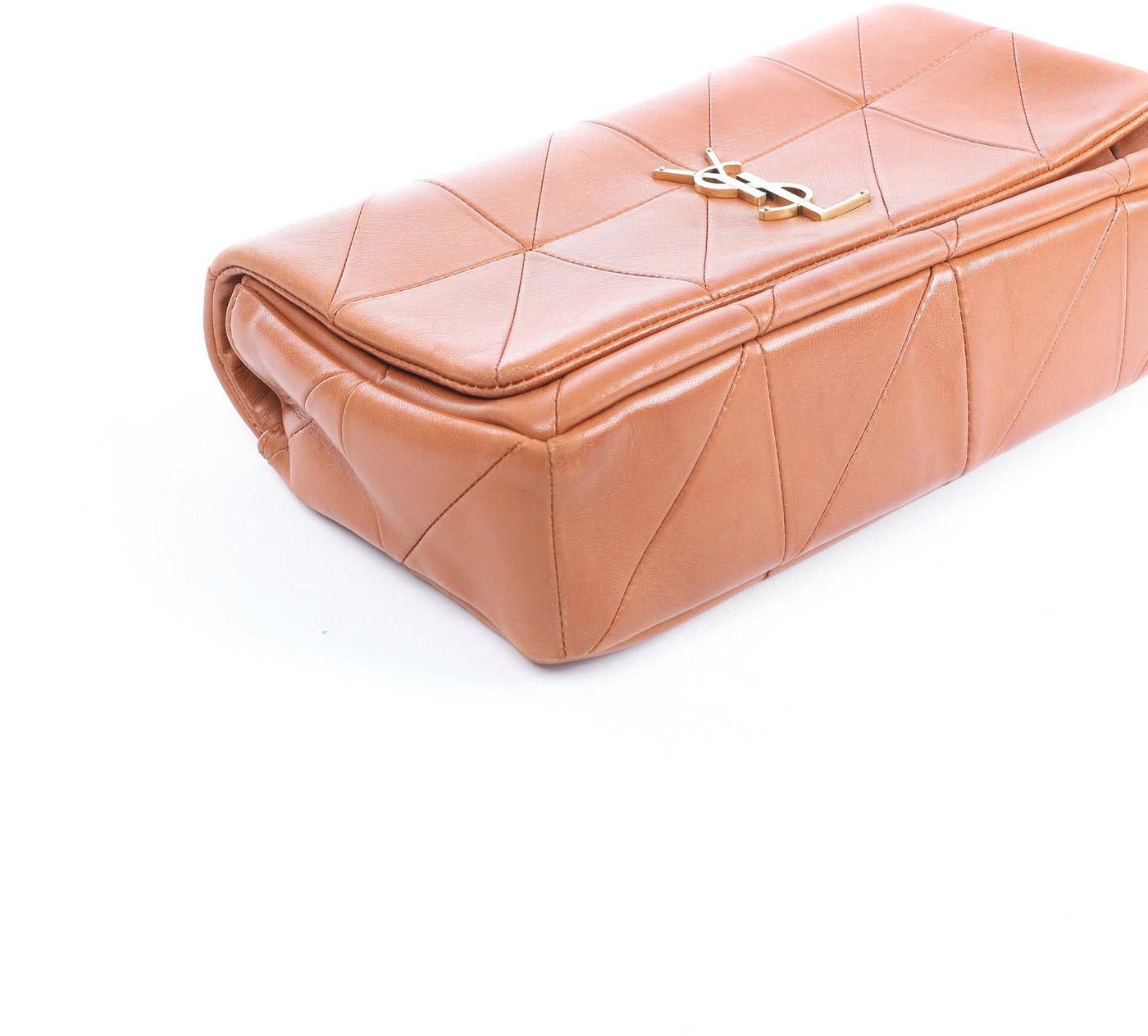 Saint Laurent Paris Jamie Leather Chain Crossbody Bag in Brown 515821