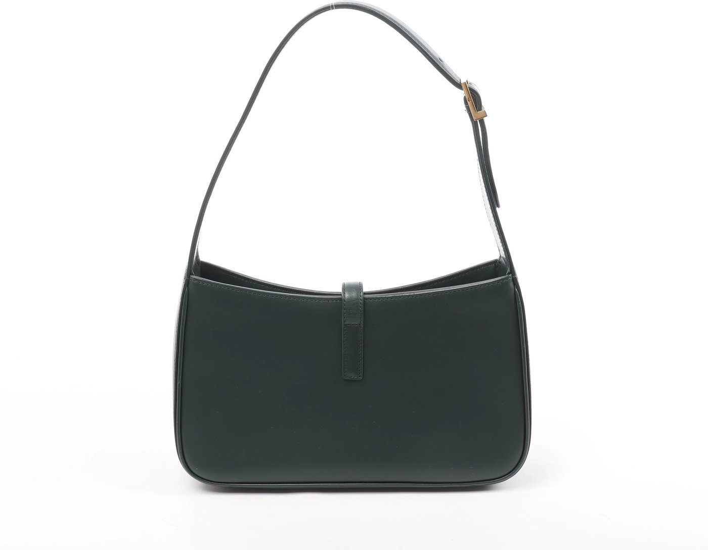 Saint Laurent Paris Le 5 a 7 Leather Shoulder Bag in Green 657228