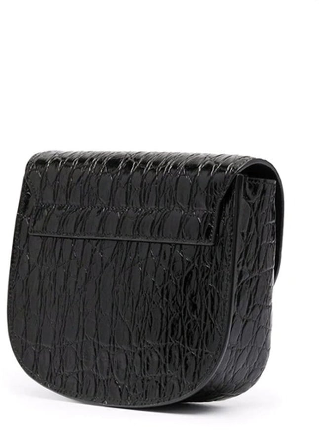 Saint Laurent Kaia Croco Shoulder Bag