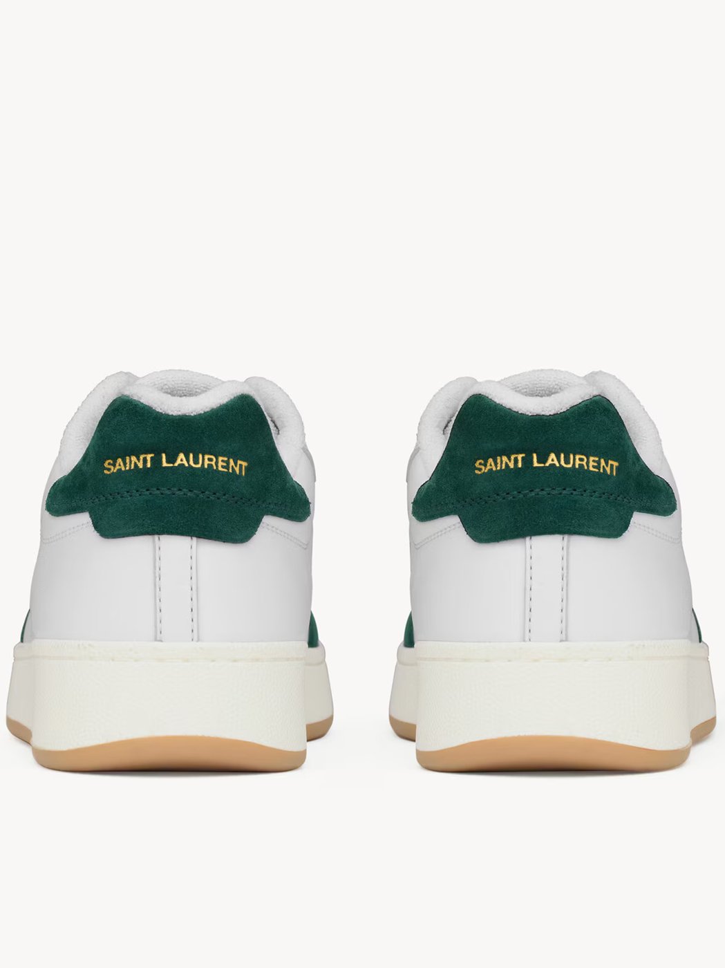White Sl/61 Dark Green Sneakers