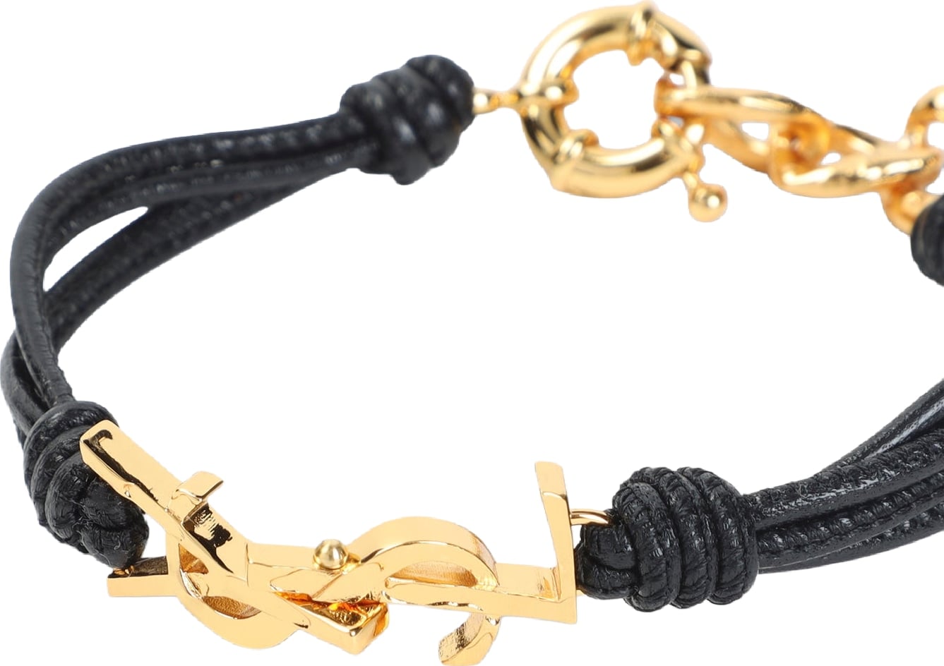 Saint Laurent Multi-Strand Cassandre Bracelet