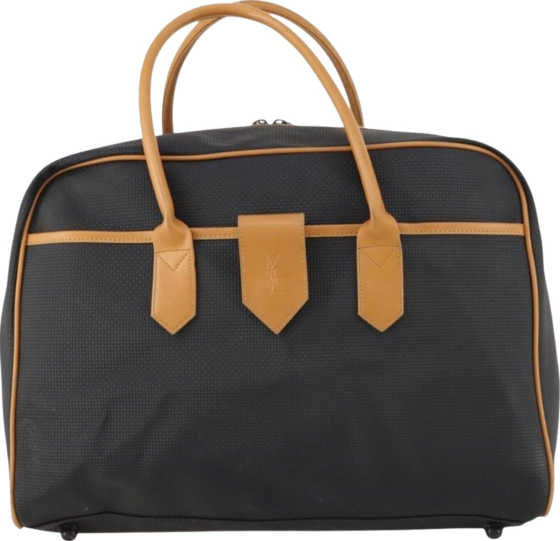 Saint Laurent Vintage Boston PVC Leather