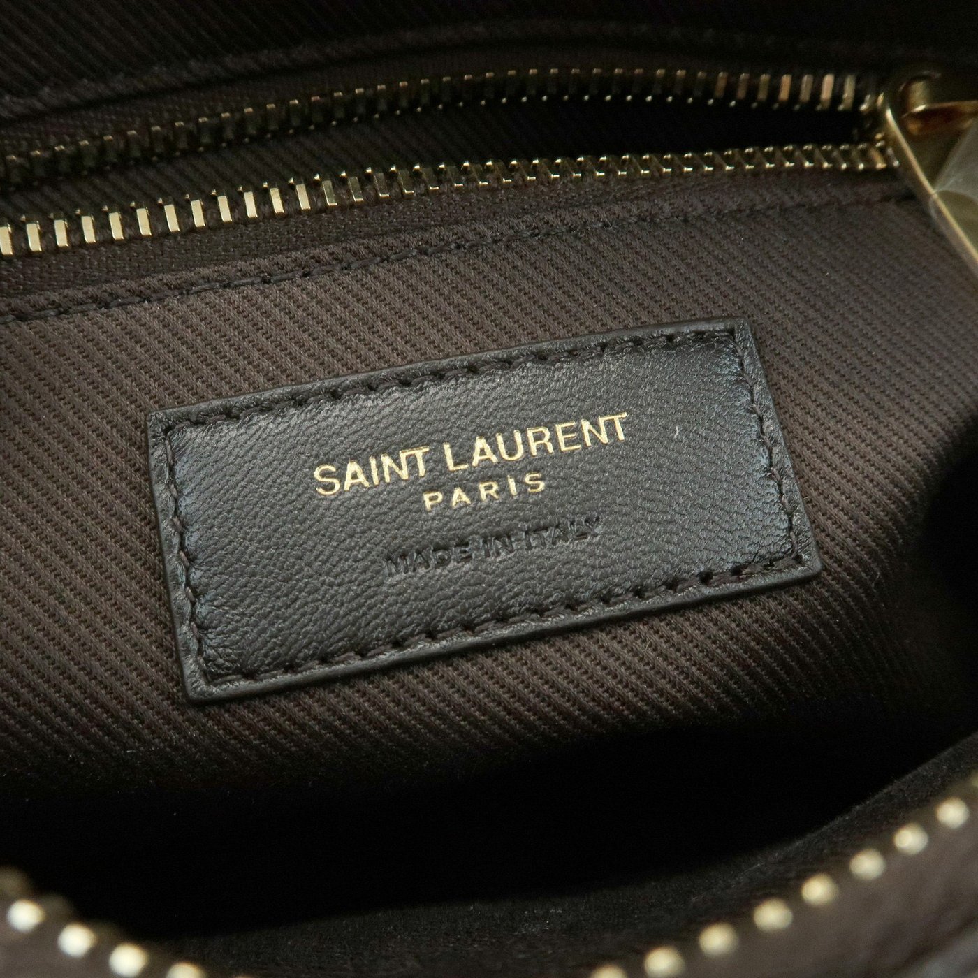 Saint Laurent Le Monogramme Camera Monogram All Over Coated Canvas and Leather Small