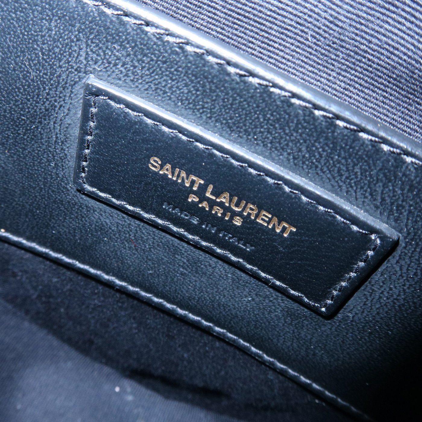 Saint Laurent Love Heart Tassel Chain Leather Small
