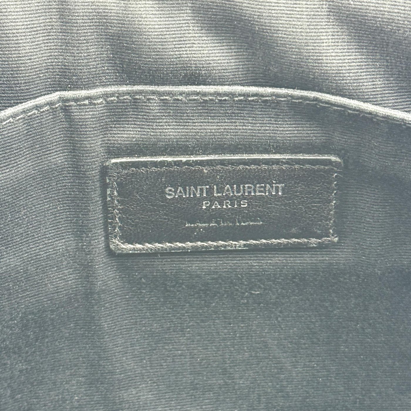 Saint Laurent Classic Monogram Clutch Leather Long