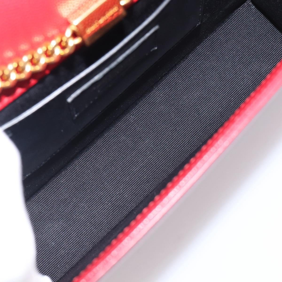 Saint Laurent Classic Monogram Flap Chain Leather