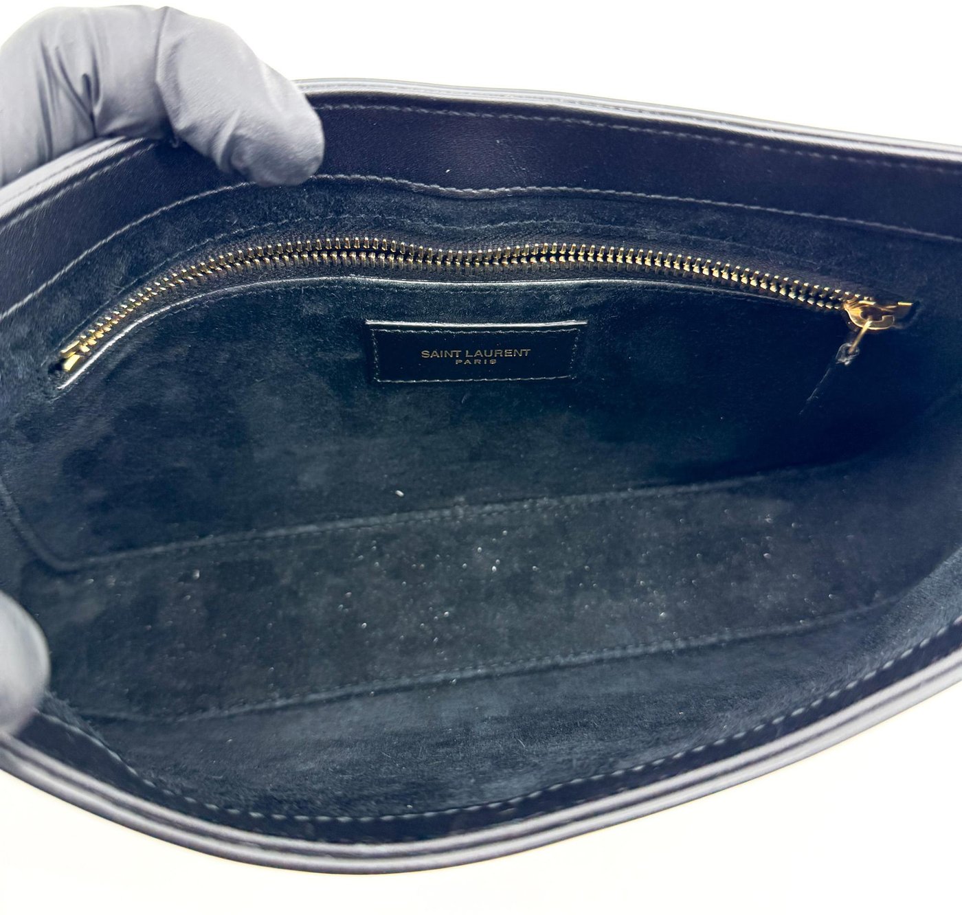 Saint Laurent Le 5 a 7 Hobo Leather Small