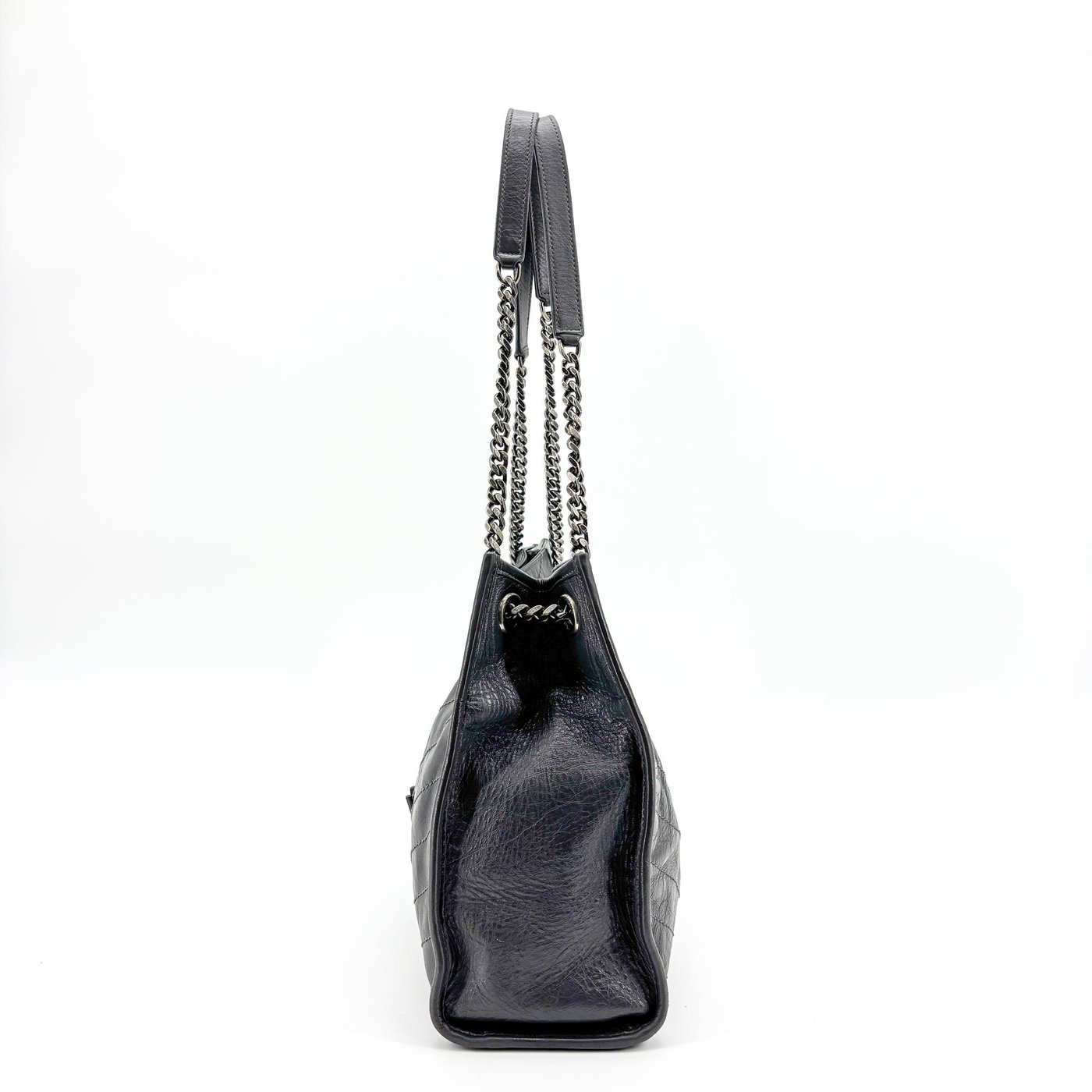 Saint Laurent Niki Shopping Matelasse Chevron Leather Medium