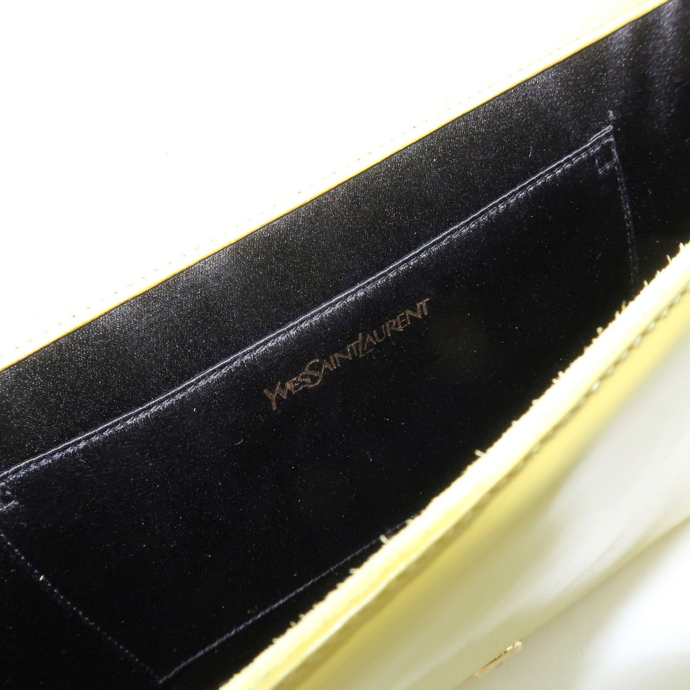 Saint Laurent Belle de Jour Clutch Patent Large