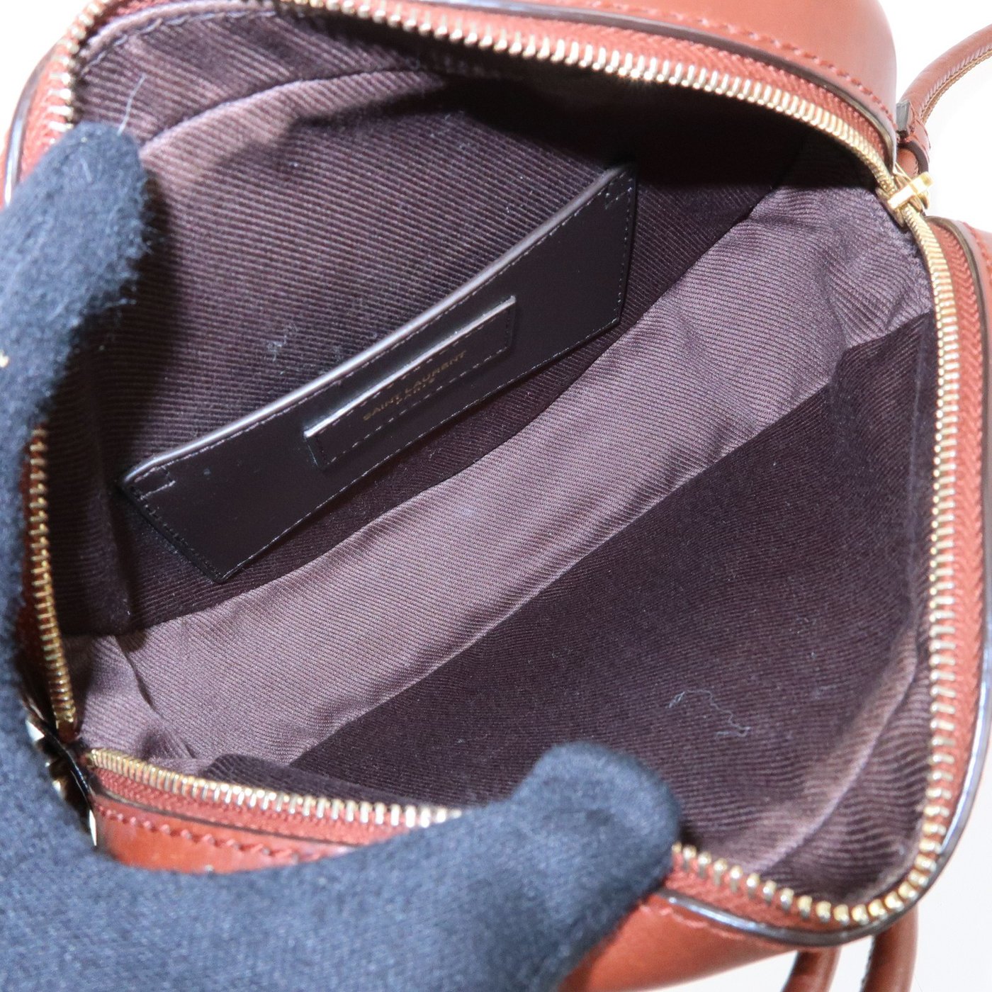 Saint Laurent Le Monogramme Coeur Monogram All Over Coated Canvas and Leather
