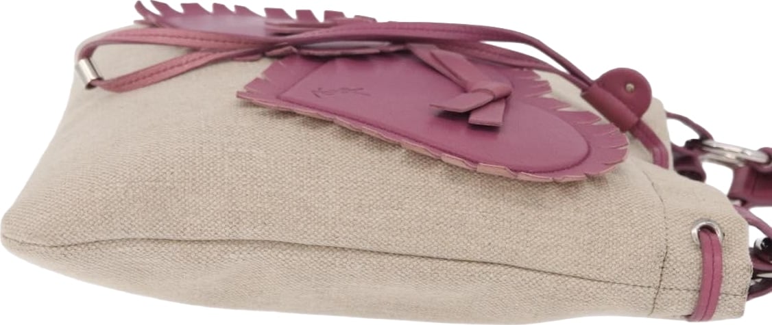 Saint Laurent Kahala Heart Tote Canvas