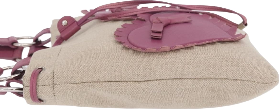 Saint Laurent Kahala Heart Tote Canvas