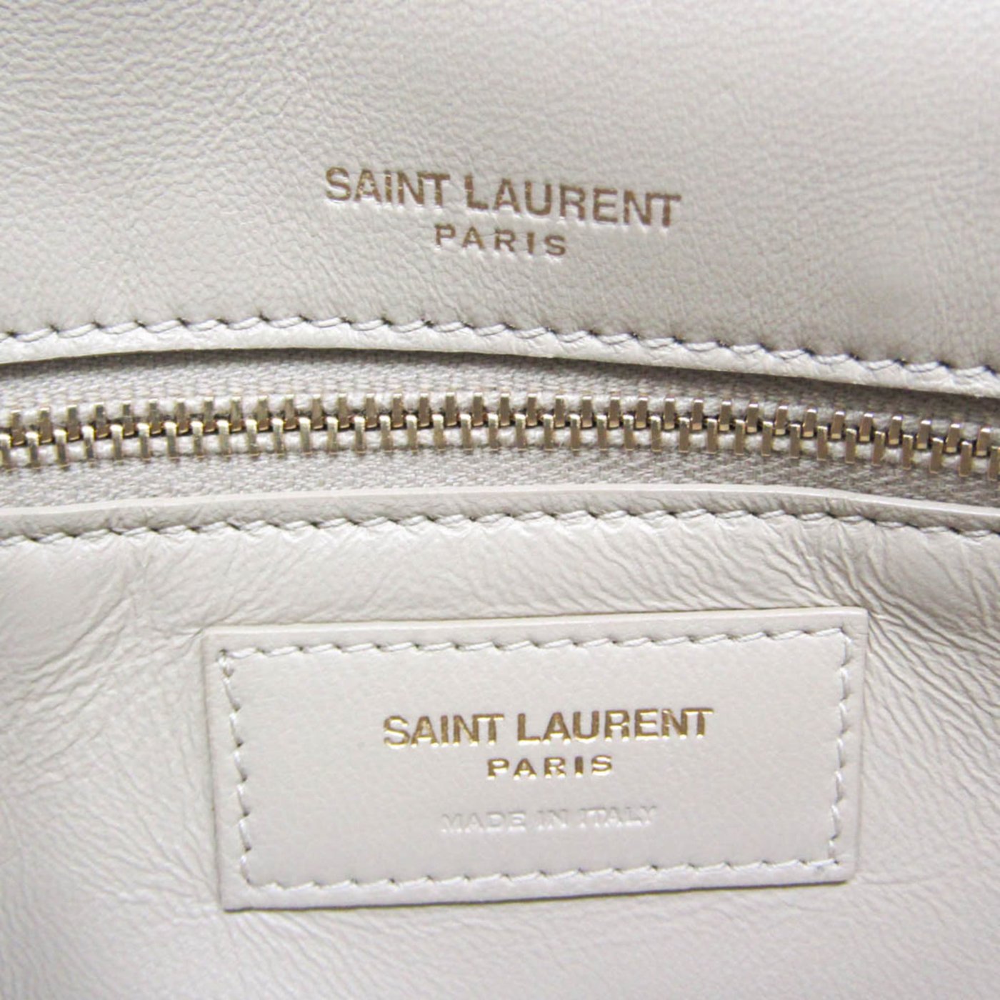 Saint Laurent Classic Monogram Tassel Clutch Suede Long