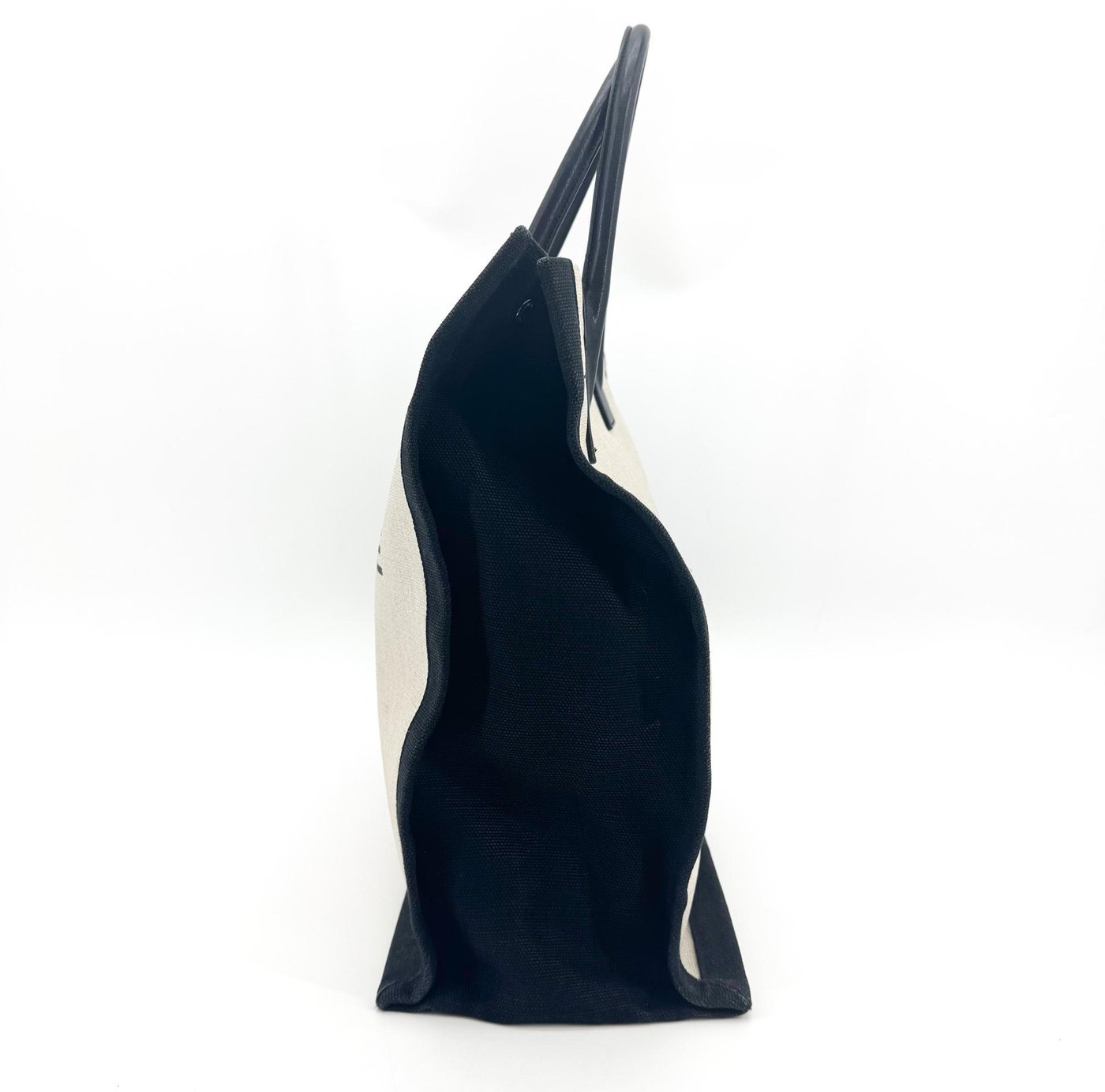 Saint Laurent Rive Gauche Shopper Canvas Tall