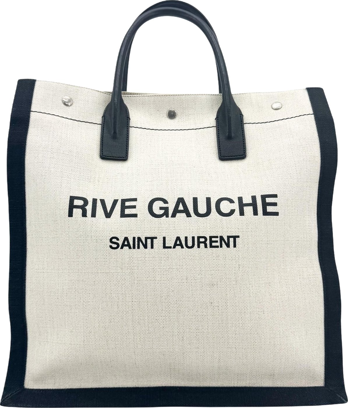 Saint Laurent Rive Gauche Shopper Canvas Tall